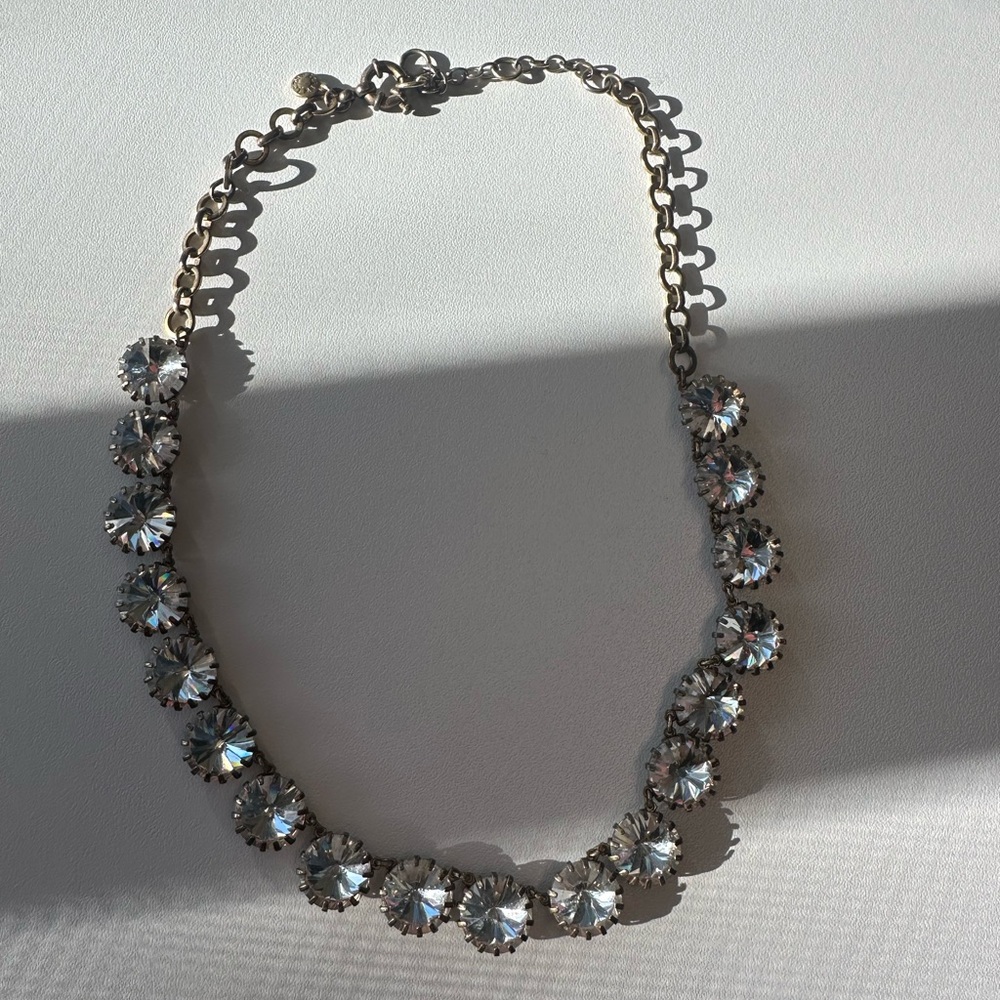 J Crew Classic Crystal Necklace